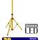 Tragbarer LED-Fluter 50w x2 Stativ teleskopisch 160cm Bild 3