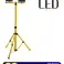 Tragbarer LED-Fluter 50w x2 Stativ teleskopisch 160cm Bild 1
