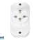 3827# Steckdosenleiste R-4 4GN ohne Erdung flach Bild 2