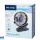 44 506# Tischventilator mit Clip 10cm USB wiederaufladbar schwarz Bild 2