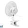 Bordvifte 6"/15cm med klemme 25w 2i1 hvit bilde 1