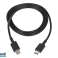 66 173# USB-C-tilkobling   usb c 3.0 1.0m svart bilde 5