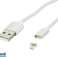 66 106# USB A - micro B 1.0m magnetisch silber blister Bild 6