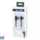 66 157# USB 2.0 A vers USB C 1,5m câble angulaire tressé LED noir photo 1