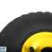 69 002# Rad 26cm für Schubkarrenwagen 260x85 3.00/4 gelb Bild 2