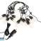 70 297# Garden String Lights with 12 LED Bulbs 230V GS 02 image 1