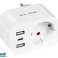 72 077# Tuya USB 2xUSB C Wifi-gesteuerte Smart-Steckdose Bild 1