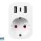 72 077# Tuya USB 2xUSB C Wifi-gesteuerte Smart-Steckdose Bild 2