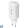 76 013# Ładowarka sieciowa  gniazdousb usb cx2 65w zdjęcie 2