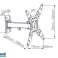 76 853# LCD TV Mount HQ 13&quot; 42&quot; Type X with Joint image 6