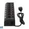 86 073# mufa splitter USB.a 7xgn.a hub 06 negru fotografia 3