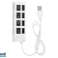 86 076# USB splitter wt.a 4xgn.a hub 07 white image 1