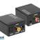 91 202# optický převodník Toslink DAC na 2xrca jack s napájecím zdrojem fotka 1