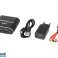 91 203# HDMI naar HDMI Audio Toslink Extractor Converter met Voeding foto 1