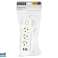 98 216# Verlängerungskabel PS 320 3 Steckdosen 3xUSB 2m weiß 3x1mm Bild 6