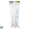 98 223# Verlängerungskabel PS 420 4 Steckdosen 3xUSB 2m weiß 2x1mm Bild 1