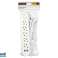 98 229# PS 520 Power Verlängerungskabel 5 Steckdosen 3xusb 2m weiß 2x1mm Bild 1