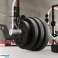 Živičné závaží Set 2x7,5kg otvor 51mm pro olympijskou osu REBEL ACTIVE fotka 3