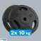 Asfaltová zátěž 2x10kg. otvor 31mm. talíř s držadly. REBEL ACTIVE fotka 4