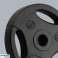 Bituminous load set 4x2.5kg. hole 31mm. plate with handles. REBEL ACTIVE image 6