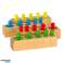 Gewichte Holzzylinder montessori bunt Bild 1