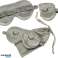 Blindfold sleeping mask in cover gray image 4