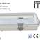 Pramoninis hermetiškas šviestuvas IP65 LED 1x120cm T8 G13 dvipusio maitinimo nuotrauka 2