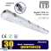 Industrieel Hermetisch Armatuur IP65 LED 2x120cm T8 G13, Eenzijdig Voedingspunt foto 1
