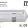 Industrieel Hermetisch Armatuur IP65 LED 2x120cm T8 G13, Eenzijdig Voedingspunt foto 3