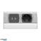 Mēbeļu kontaktligzda 1x2P Z. 2xUSB. schuko versija attēls 3