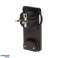 Flacher Stecker. Uni Schuko mit Halter. schwarz Bild 5