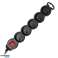 5-socket extension lead 2P+Z with switch 3m H05VV-F 3x1.0mm image 2