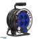 Mini Extension Reel 4 Sockets 2P Z Schuko Metal Stand Polyvinyl H05VV F 3x1mm 15m image 2