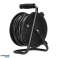 Mini Extension Reel 4 Sockets 2P Z Schuko Metal Stand Polyvinyl H05VV F 3x1mm 15m image 4