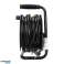 MINI Extension Reel  4 Sockets 2P Z Schuko  Metal Stand  Polwinit H05VV F 3x1.5mm?   15m image 3
