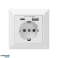 Prise unique 2P Z Schuko. USB A USB C. sortie 5VDC. max 2.8A photo 2