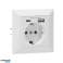 Prise unique 2P Z Schuko. USB A USB C. sortie 5VDC. max 2.8A photo 3