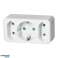 Power Strip 2x2P 1x2P Z Schuko. white image 4