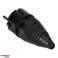 Plug de oficina 2P Z Uni Schuko, preto, 24 unid. foto 4