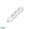 Power Strip 3x2P with Schuko. white image 3