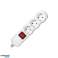 Power Strip with Switch 3x2P Z Schuko, White image 3