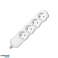 Power Strip 4x2P with Schuko. white image 3