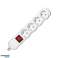 Power Strip with Switch 4x2P Z Schuko, white image 3