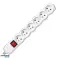 Splitter with switch 6x2P Z. white image 3