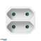 Z splitter 2x2P euro. white image 2