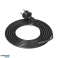 Anschlusskabel. Stecker Gummi. 3x1.5mm2. 3m Bild 1