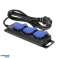 Cable de extensión de taller a prueba de salpicaduras IP44 3 salidas 2P ¿Con cable de goma IP44 H05RR F 3x1 5 mm?  Longitud 3m fotografía 1