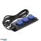 Cable de extensión de taller a prueba de salpicaduras IP44 3 salidas 2P ¿Con cable de goma IP44 H05RR F 3x1 5 mm?  Longitud 3m fotografía 3