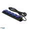 Cable de extensión de taller a prueba de salpicaduras IP44 5 salidas 2P ¿Con cable de goma IP44 H05RR F 3x1 5 mm?  Longitud 3m fotografía 1