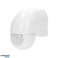 Motion Sensor 180°.. vertical and horizontal adjustment. IP44. 1200W. white image 4